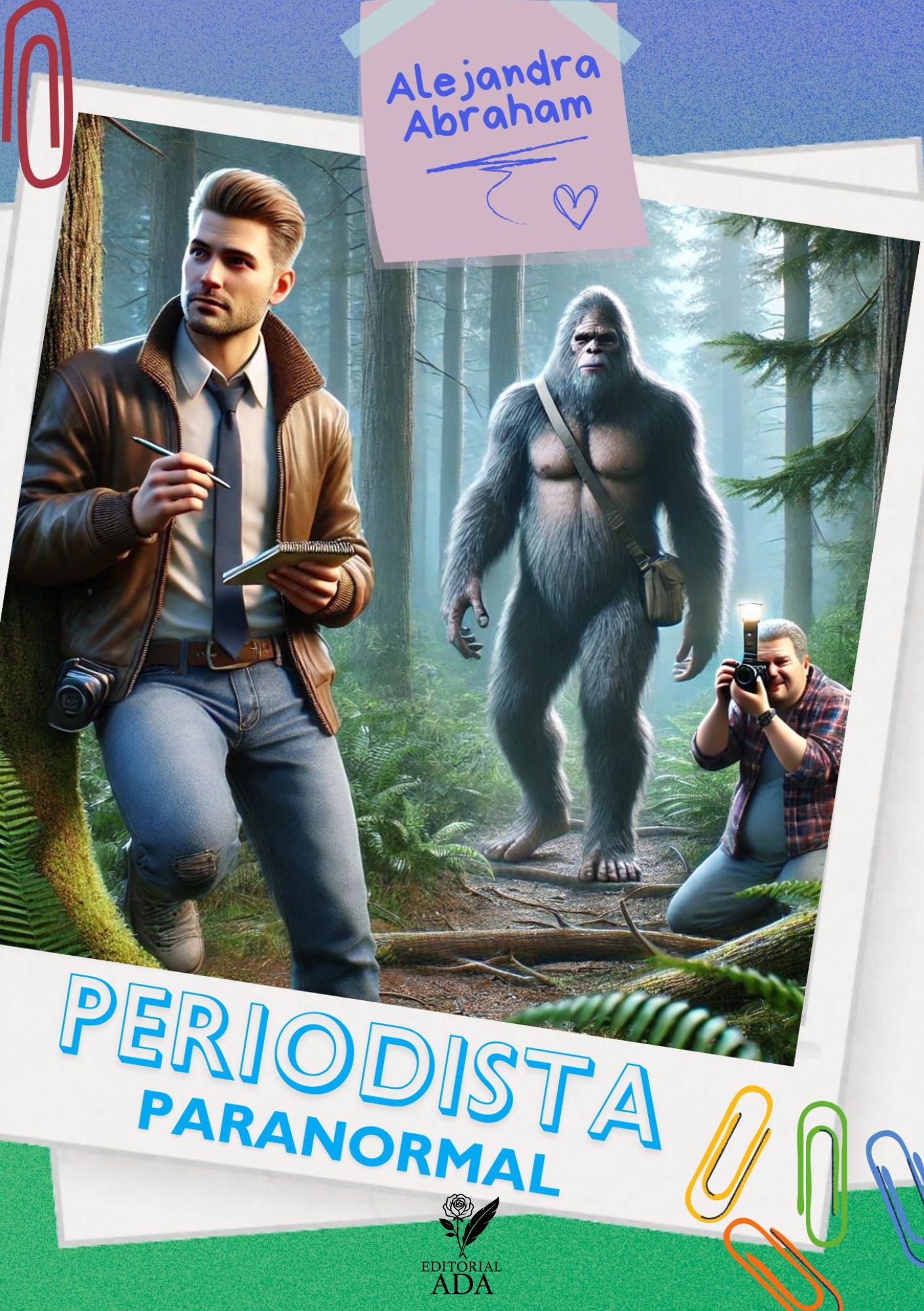 Portada del libro Periodista paranormal por Alejandra Abraham